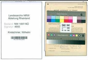 Entnazifizierung Wilhelm Kretschmer , geb. 10.01.1905 (Schmied)