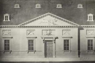 Dresden, Reithalle: Entwurf der Fassade