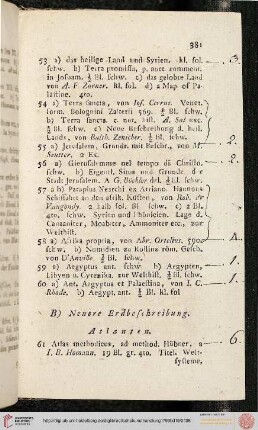 Neuere Erdbeschreibung (Nr. 61-63)