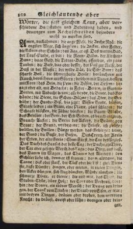 Gleichlautende aber verschiedene Wörter.