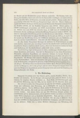5. Die Besiedelung.