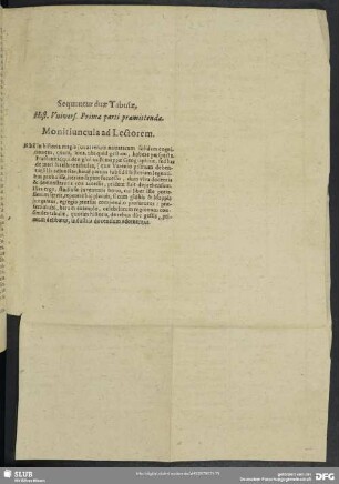 Sequuntur duae Tabulae, Hist. Univers. Primae parti praemittenda