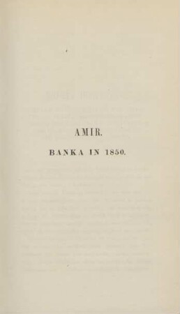 Amir. Banka in 1850