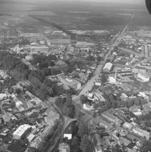 Platz des Friedens in Ludwigslust : Blickrichtung Norden