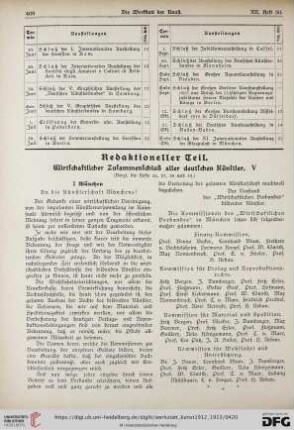 Wirtschaftlicher Zusammenschluß aller deutschen Künstler, V