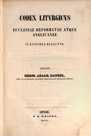 Codex litvrgicvs ecclesaie vniversae in epitomen redactus, 3