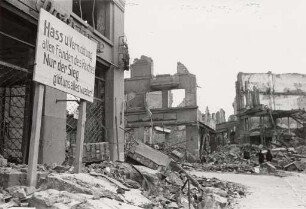 Zerstörungen Zweiter Weltkrieg - Stadtgebiet