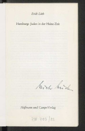 Hamburgs Juden in der Heine-Zeit