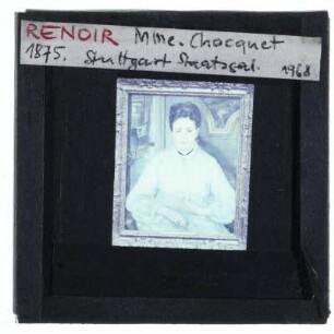 Renoir, Porträt Mme Choquet in Weiß