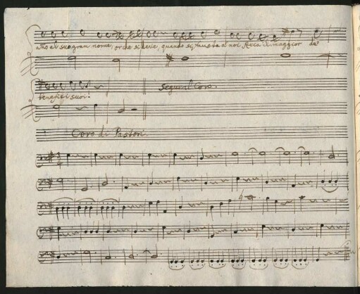 [No. 15] Coro di pastori [nur Basso-Stimme]