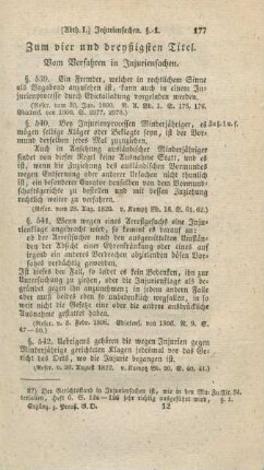 Zum vier und dreyßigsten Titel