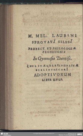 … Adoptivorum Liber Unus