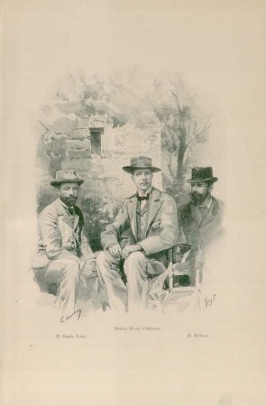 M. Émile Roux. Prince Henri d'Orléans. M. Briffaut