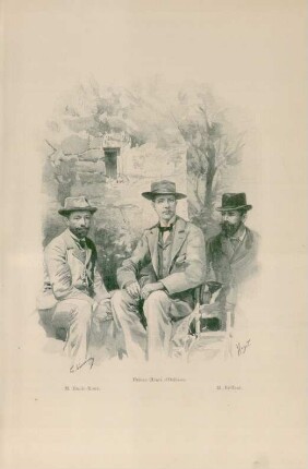 M. Émile Roux. Prince Henri d'Orléans. M. Briffaut