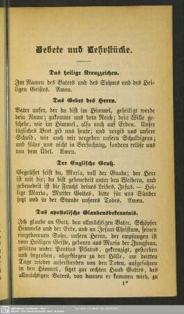 Gebete und Lehrstücke