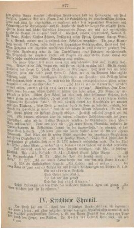 277-284 Kirchliche Chronik