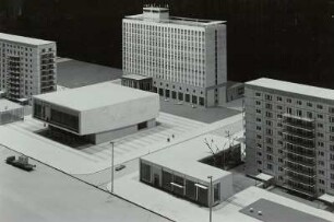 Modell der Karl-Marx-Allee in Berlin (ehemals Stalinallee)