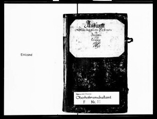 Ankunft fremder Herrschaften