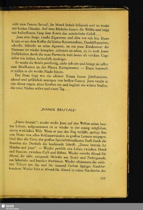 „Danse Brutale“