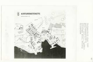 Ausflugsgaststätte, Berlin-Spandau (Diplomarbeit bei Peter Poelzig): Grundriss Obergeschoss 1:200