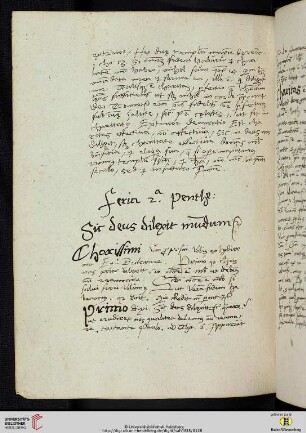 Feria 2a. penthecostes [Predigttext, Io 3,16]