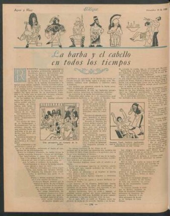 La barba y el cabello en todos los tiempos