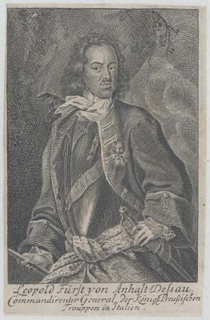 Bildnis des Leopold I. von Anhalt-Dessau