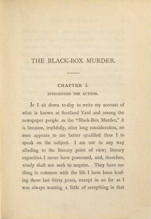 The Black-box murder