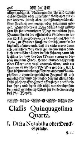 Classis Quinquagesima Quarta.