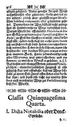 Classis Quinquagesima Quarta.
