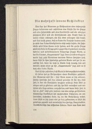 Die wahrhaft innere Architektur