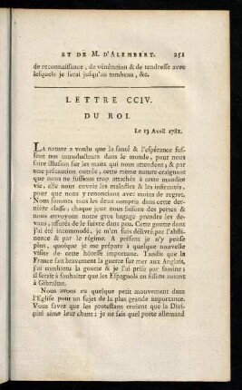 251-262, Lettre CCIV.-CVIII.