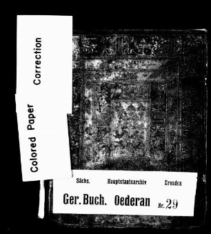 Gerichtshandelsbuch von Hetzdorf (bei Oederan), Bd. 1