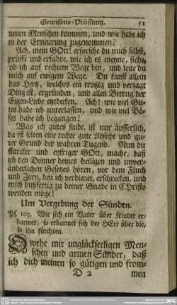 Um Vergebung der Sünden