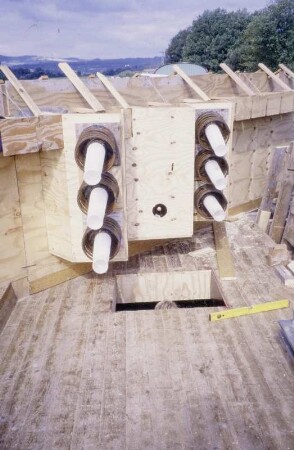 Schalung Überbauende