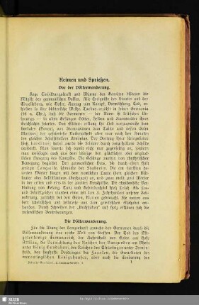 Keimen und Sprießen