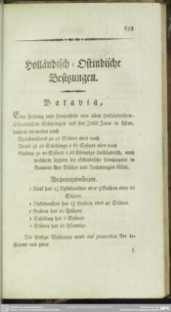 Holländisch - Ostindische Besitzungen