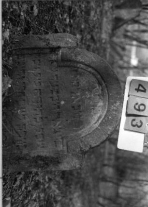 Grabstein 493 (Nachholaufnahme)