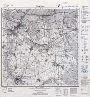2524 (alte Nr.: 1120) Buxtehude, Meßtischblatt (4 cm - Karte)