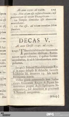 Decas V.