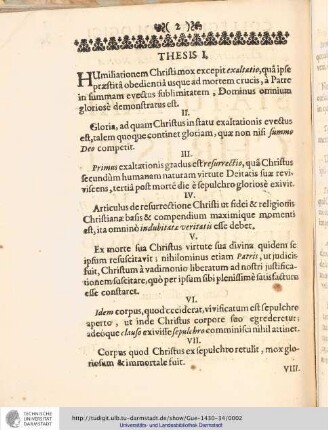 Collegii Theologici Privato-Publici Exercitatio ; Exercitatio decima nona