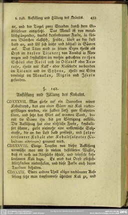 §. 148. Auflösung und Fällung des Kobalts