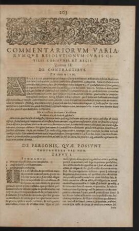 De Personis, Quae Possunt Contrahere Vel Non. Caput I.