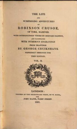 The life and surprising adventures of Robinson Crusoe of York, Mariner. 2