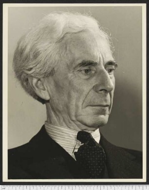 Porträtaufnahme Bertrand Russell