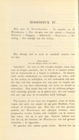 Hoofdstuk IV. Reis naar de Bovenlanden. - ...