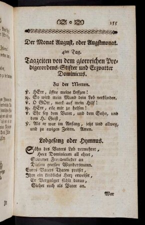155-202, Der Monat August