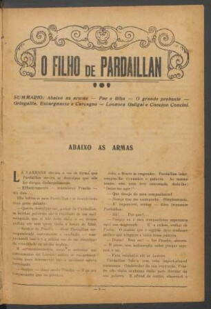 O filho de Pardaillan : Romance histórico
