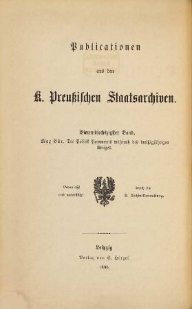Die Politik Pommerns während des dreißigjährigen Krieges