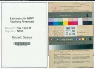 Entnazifizierung Gertrud Retzlaff , geb. 06.08.1894 (Beratungsstellenleiterin)